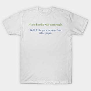 Normal People quote T-Shirt